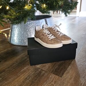 Coach Brown and White Women's Sneakers